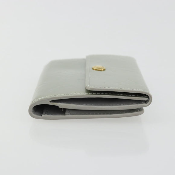 LOUIS VUITTON Monogram Vernis Ludlow Coin Purse Gris M91161 LV Auth 177170A