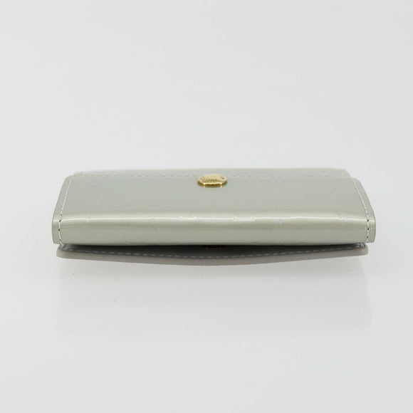 LOUIS VUITTON Monogram Vernis Ludlow Coin Purse Gris M91161 LV Auth 177170A