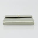 LOUIS VUITTON Monogram Vernis Ludlow Coin Purse Gris M91161 LV Auth 177170A-6