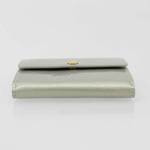 LOUIS VUITTON Monogram Vernis Ludlow Coin Purse Gris M91161 LV Auth 177170A