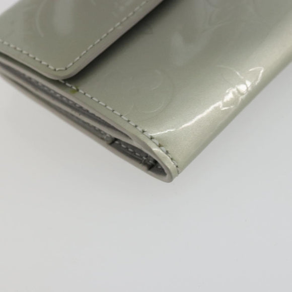 LOUIS VUITTON Monogram Vernis Ludlow Coin Purse Gris M91161 LV Auth 177170A
