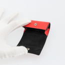 LOUIS VUITTON Tiger Lama Monogram Earphone Pouch Red M77284 LV Auth 177172A-8