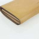 LOUIS VUITTON Vernis Portefeuille Louise Wallet Beige Dunne M61318 Auth 177174-16