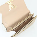 LOUIS VUITTON Vernis Portefeuille Louise Wallet Beige Dunne M61318 Auth 177174-8