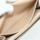 LOUIS VUITTON Vernis Portefeuille Louise Wallet Beige Dunne M61318 Auth 177174-18