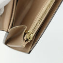 LOUIS VUITTON Vernis Portefeuille Louise Wallet Beige Dunne M61318 Auth 177174-9