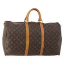 LOUIS VUITTON Monogram Keepall 50 Boston Bag M41426 LV Auth 177182A-1