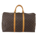 LOUIS VUITTON Monogram Keepall 50 Boston Bag M41426 LV Auth 177182A-2