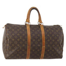 LOUIS VUITTON Monogram Keepall 45 Boston Bag M41428 LV Auth 177191-1