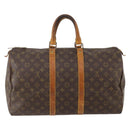 LOUIS VUITTON Monogram Keepall 45 Boston Bag M41428 LV Auth 177191-2