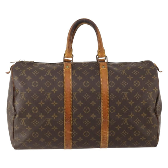 LOUIS VUITTON Monogram Keepall 45 Boston Bag M41428 LV Auth 177191