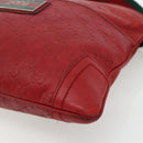 GUCCI GG Canvas Guccissima WebSherry Line Bag Leather Red 193715 Auth 177192A-10