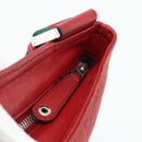 GUCCI GG Canvas Guccissima WebSherry Line Bag Leather Red 193715 Auth 177192A-15