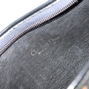 Christian Dior Trotter Canvas Shoulder Bag Navy Gold Auth 177193A-16