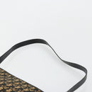 Christian Dior Trotter Canvas Shoulder Bag Navy Gold Auth 177193A-8