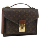 LOUIS VUITTON Monogram Monceau 28 Hand Bag M51185 LV Auth 177198-1