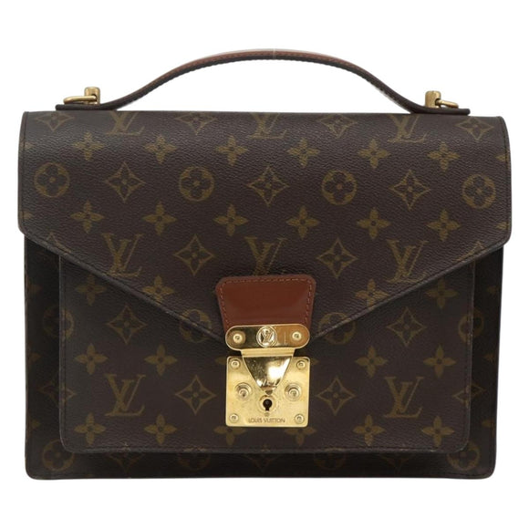 LOUIS VUITTON Monogram Monceau 28 Hand Bag M51185 LV Auth 177198