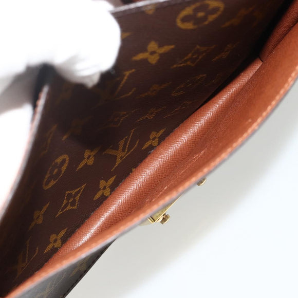 LOUIS VUITTON Monogram Monceau 28 Hand Bag M51185 LV Auth 177198