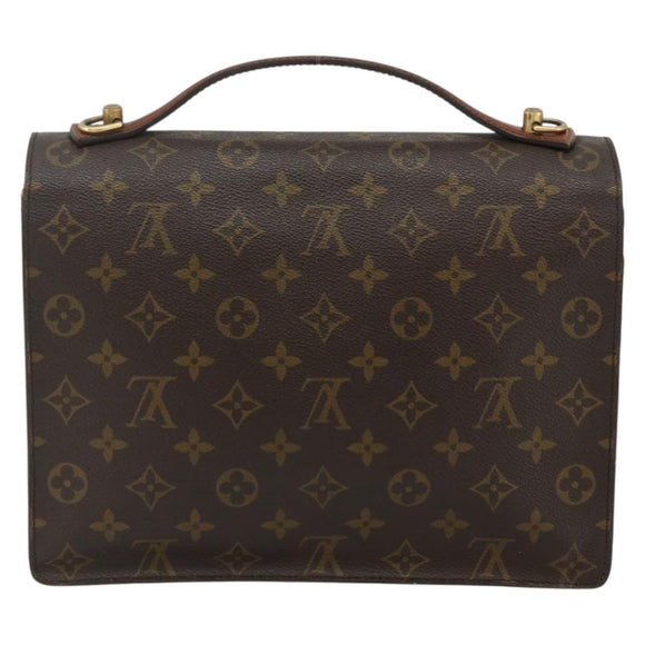 LOUIS VUITTON Monogram Monceau 28 Hand Bag M51185 LV Auth 177198