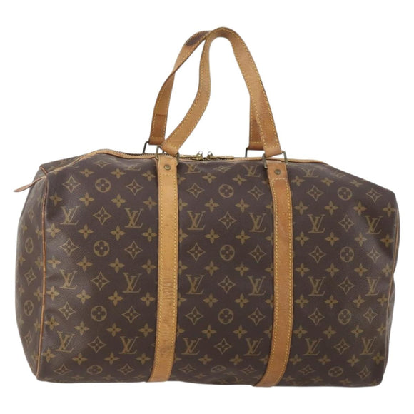 LOUIS VUITTON Monogram Sac Souple 45 Boston Bag M41624 LV Auth 177204