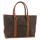 LOUIS VUITTON Monogram Sac Weekend PM Hand Bag M42425 LV Auth 177205-1