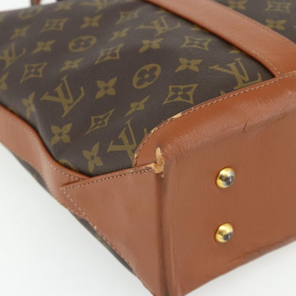 LOUIS VUITTON Monogram Sac Weekend PM Hand Bag M42425 LV Auth 177205