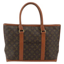 LOUIS VUITTON Monogram Sac Weekend PM Hand Bag M42425 LV Auth 177205-13