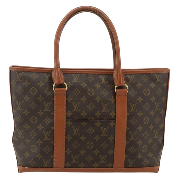 LOUIS VUITTON Monogram Sac Weekend PM Hand Bag M42425 LV Auth 177205
