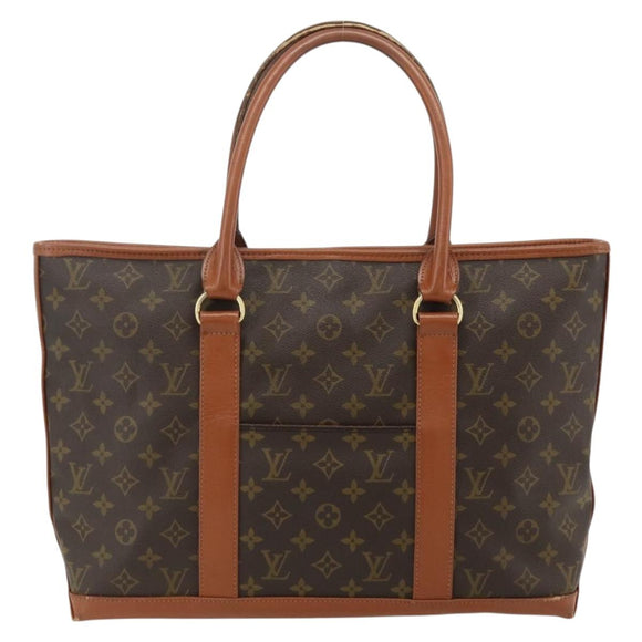 LOUIS VUITTON Monogram Sac Weekend PM Hand Bag M42425 LV Auth 177205