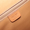 CELINE Macadam Canvas Hand Bag PVC Leather Brown Gold Auth 177206A-16