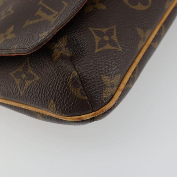 LOUIS VUITTON Monogram Musette Tango Long Strap Shoulder Bag M51388 Auth 177209