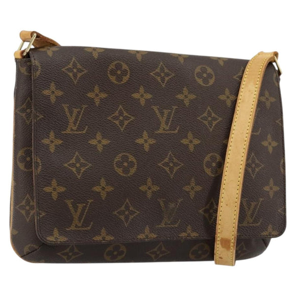 LOUIS VUITTON Monogram Musette Tango Long Strap Shoulder Bag M51388 Auth 177209