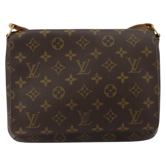 LOUIS VUITTON Monogram Musette Tango Long Strap Shoulder Bag M51388 Auth 177209