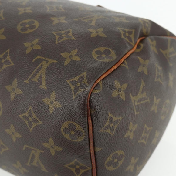 LOUIS VUITTON Monogram Speedy 25 Handtas M41528 LV Auth 177210