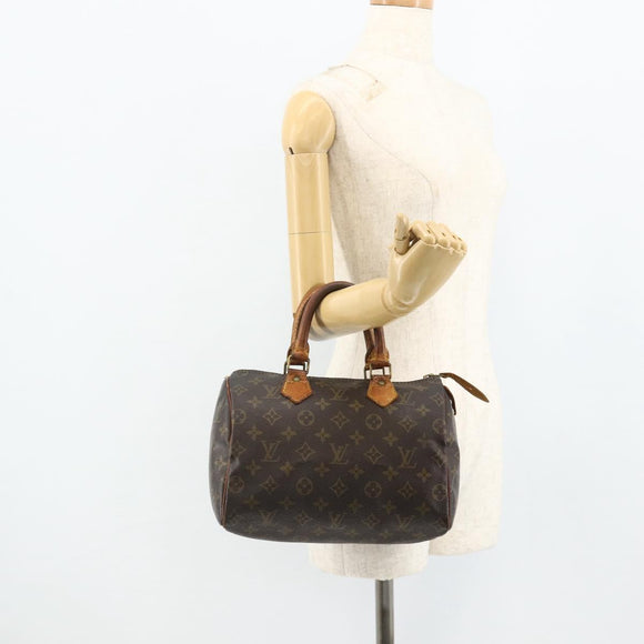 LOUIS VUITTON Monogram Speedy 25 Handtas M41528 LV Auth 177210