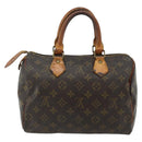 LOUIS VUITTON Monogram Speedy 25 Handtas M41528 LV Auth 177210-2