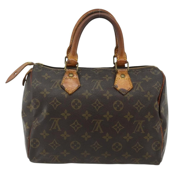 LOUIS VUITTON Monogram Speedy 25 Handtas M41528 LV Auth 177210