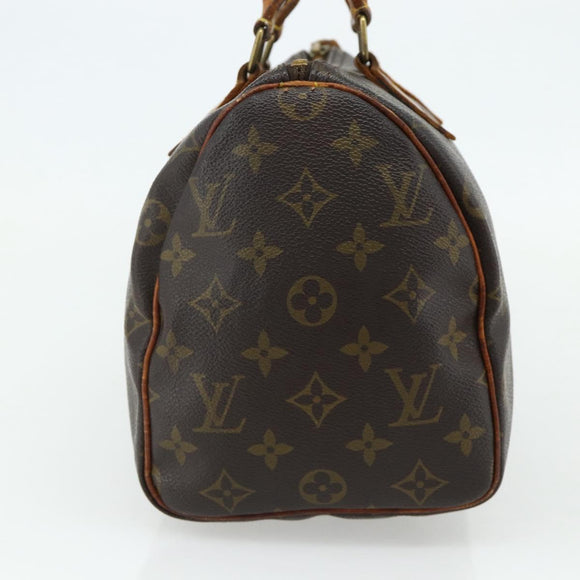 LOUIS VUITTON Monogram Speedy 25 Handtas M41528 LV Auth 177210