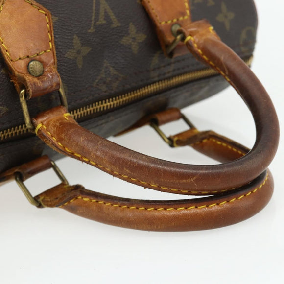 LOUIS VUITTON Monogram Speedy 25 Handtas M41528 LV Auth 177210