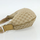 GUCCI GG Canvas Sherry Line Shoulder Bag Beige Gold 181092 Auth 177211A-4