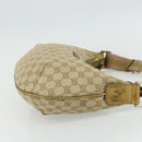 GUCCI GG Canvas Sherry Line Shoulder Bag Beige Gold 181092 Auth 177211A-5