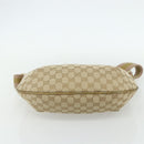 GUCCI GG Canvas Sherry Line Shoulder Bag Beige Gold 181092 Auth 177211A-9