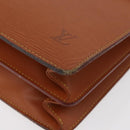 LOUIS VUITTON Epi Serviette Conseiller Briefcase Zipangu Gold M54428 Auth 177213-14
