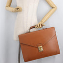 LOUIS VUITTON Epi Serviette Conseiller Briefcase Zipangu Gold M54428 Auth 177213-25