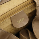 GUCCI Bamboo Backpack Leather Beige Gold 003 1998 0016 Auth 177214-18