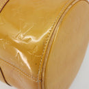 LOUIS VUITTON Monogram Vernis Bedford Hand Bag Beige M91006 LV Auth 177215-14