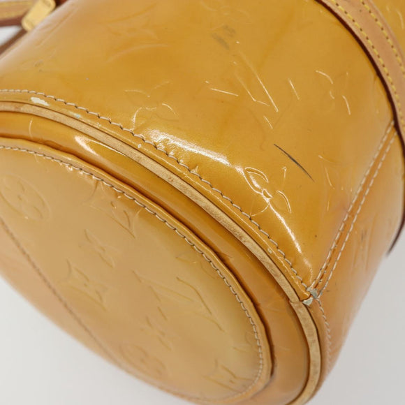 LOUIS VUITTON Monogram Vernis Bedford Hand Bag Beige M91006 LV Auth 177215