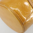 LOUIS VUITTON Monogram Vernis Bedford Hand Bag Beige M91006 LV Auth 177215-17