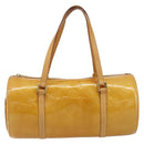LOUIS VUITTON Monogram Vernis Bedford Hand Bag Beige M91006 LV Auth 177215-13