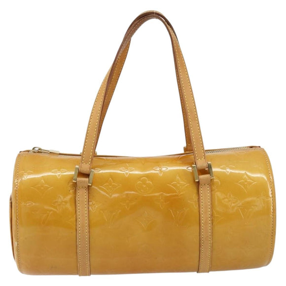 LOUIS VUITTON Monogram Vernis Bedford Hand Bag Beige M91006 LV Auth 177215